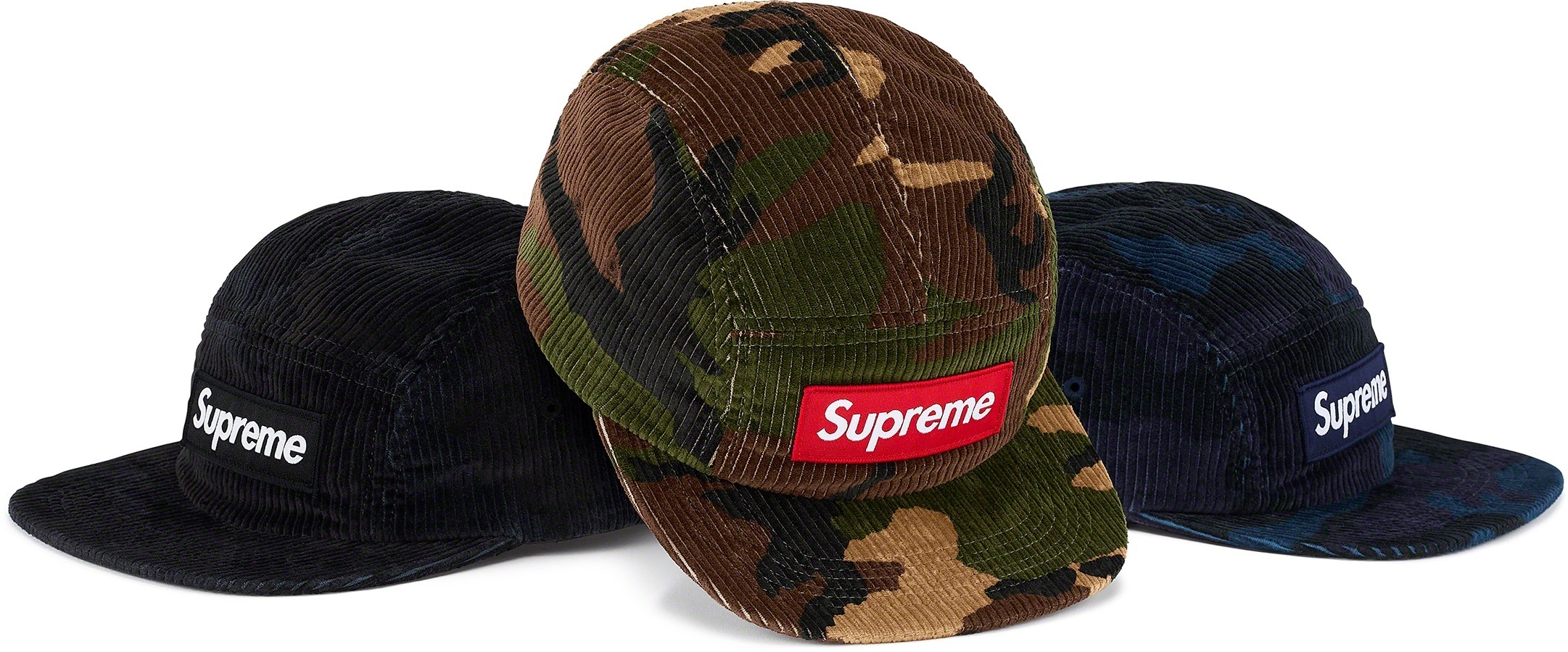 Camo Corduroy Camp Cap
